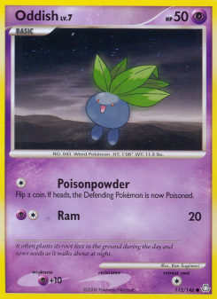 Oddish - pokemon TCG Card