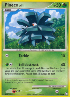 Pineco - pokemon TCG Card