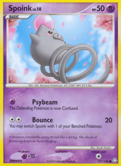 Spoink - pokemon TCG Card