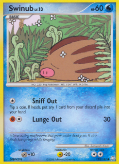 Swinub - pokemon TCG Card