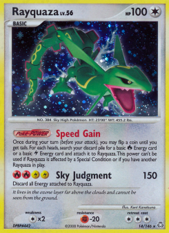 Rayquaza - pokemon TCG Card