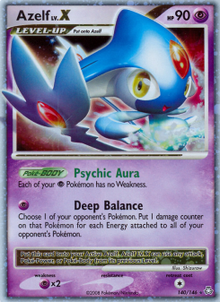 Azelf - pokemon TCG Card