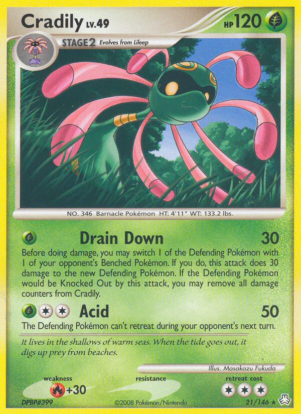 Cradily - Pokémon TCG Card