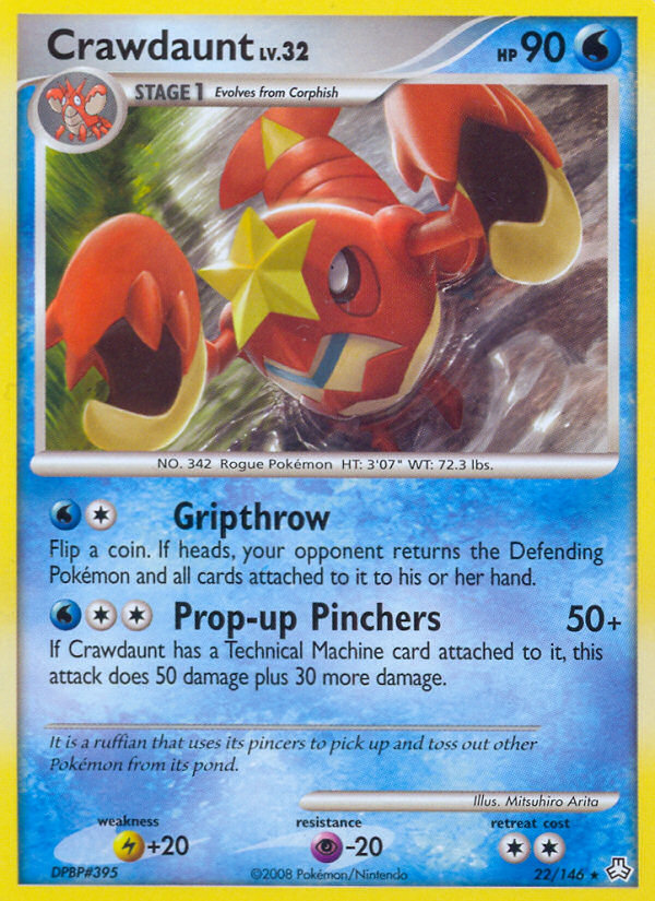 Crawdaunt - Pokémon TCG Card