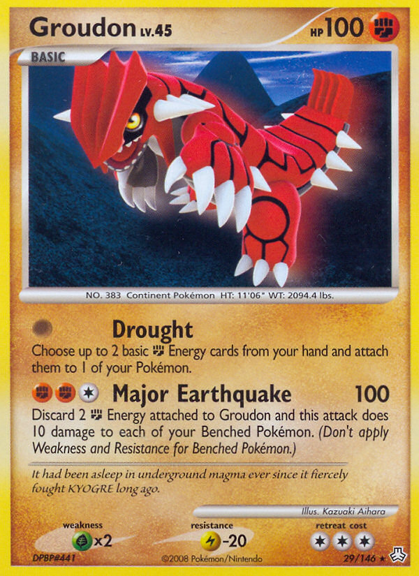Groudon - Pokémon TCG Card