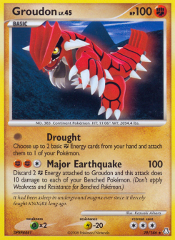 Groudon - pokemon TCG Card