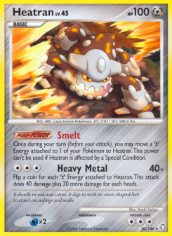 Heatran - pokemon TCG Card
