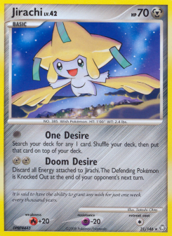 Jirachi - pokemon TCG Card