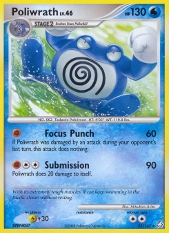Poliwrath - pokemon TCG Card