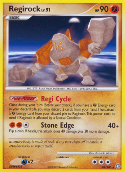 Regirock - pokemon TCG Card