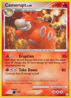 Camerupt - pokemon TCG Card