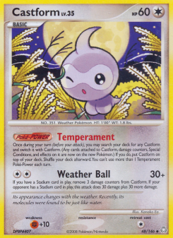 Castform - pokemon TCG Card