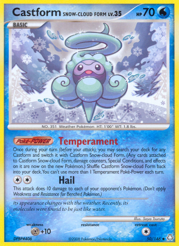 Castform Snow-cloud Form - Pokémon TCG Card