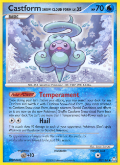 Castform Snow-cloud Form - pokemon TCG Card