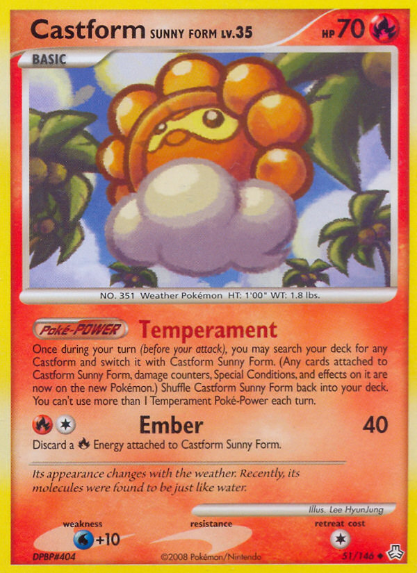 Castform Sunny Form - Pokémon TCG Card
