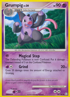 Grumpig - pokemon TCG Card