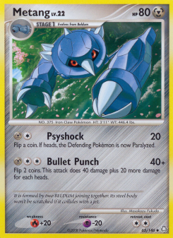 Metang - pokemon TCG Card