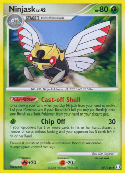 Ninjask - pokemon TCG Card