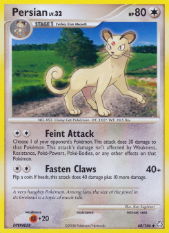 Persian - pokemon TCG Card