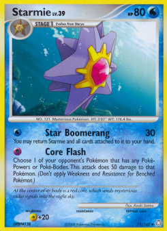 Starmie - pokemon TCG Card