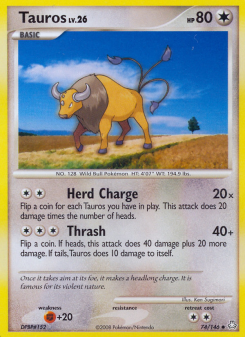 Tauros - pokemon TCG Card