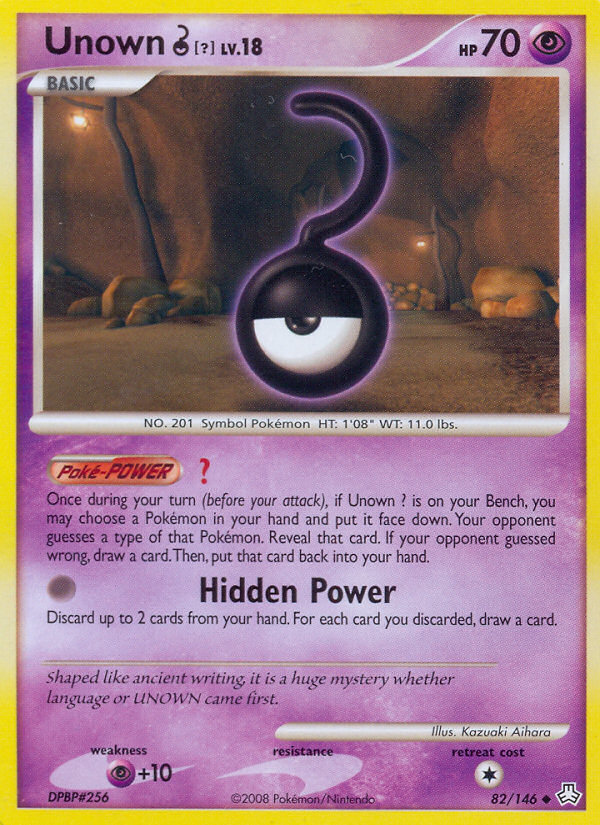 Unown ? - Pokémon TCG Card