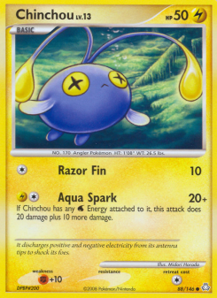 Chinchou - pokemon TCG Card