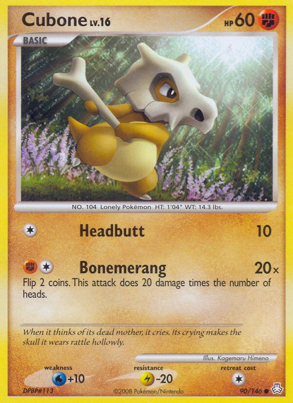 Cubone - Pokémon TCG Card