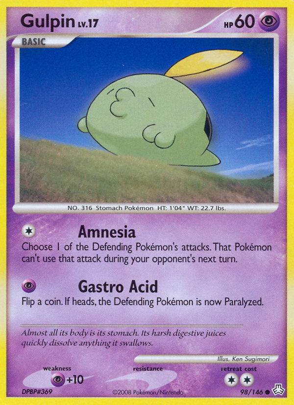 Gulpin - Pokémon TCG Card
