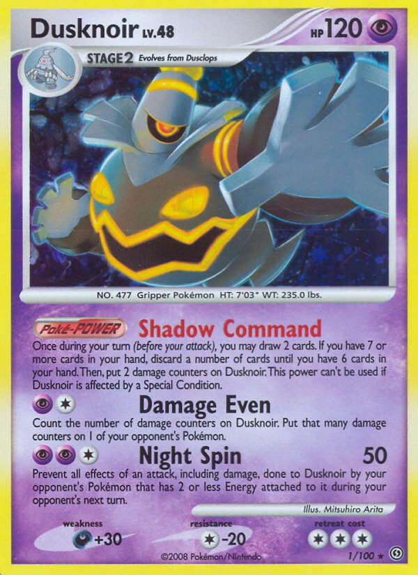 Dusknoir - Pokémon TCG Card