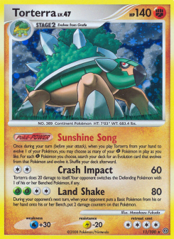 Torterra - pokemon TCG Card