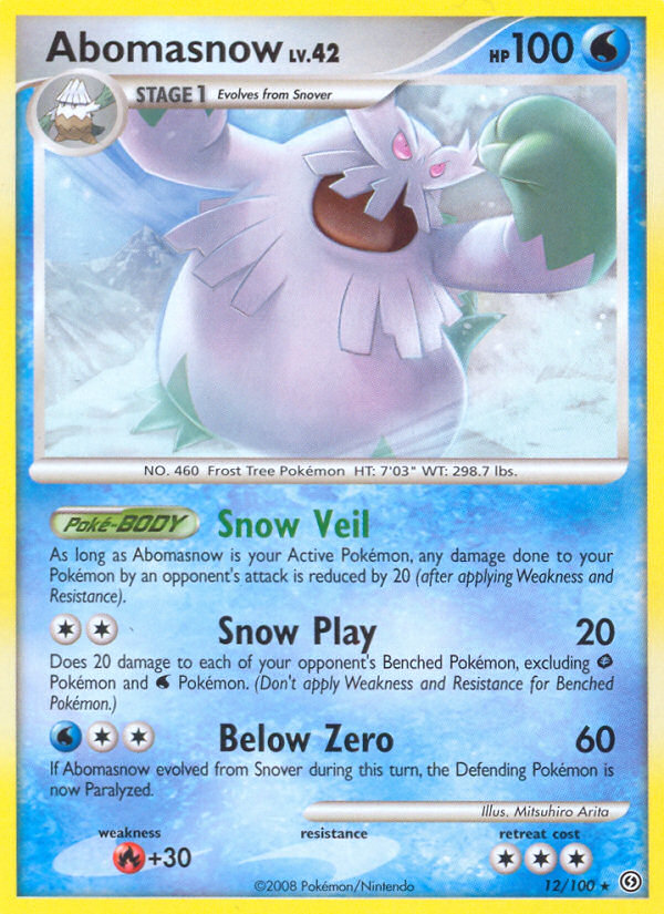 Abomasnow - Pokémon TCG Card