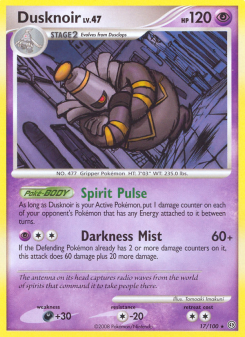 Dusknoir - pokemon TCG Card