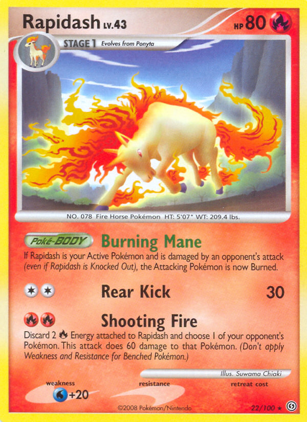 Rapidash - Pokémon TCG Card
