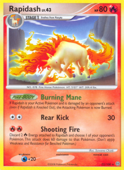 Rapidash - pokemon TCG Card