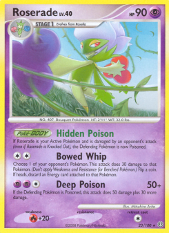 Roserade - pokemon TCG Card