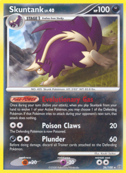 Skuntank - pokemon TCG Card