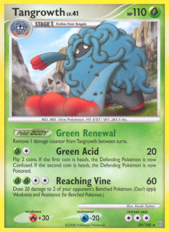 Tangrowth - pokemon TCG Card
