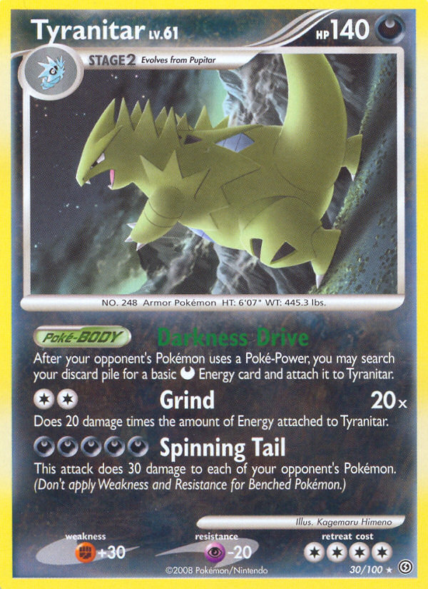 Tyranitar - Pokémon TCG Card