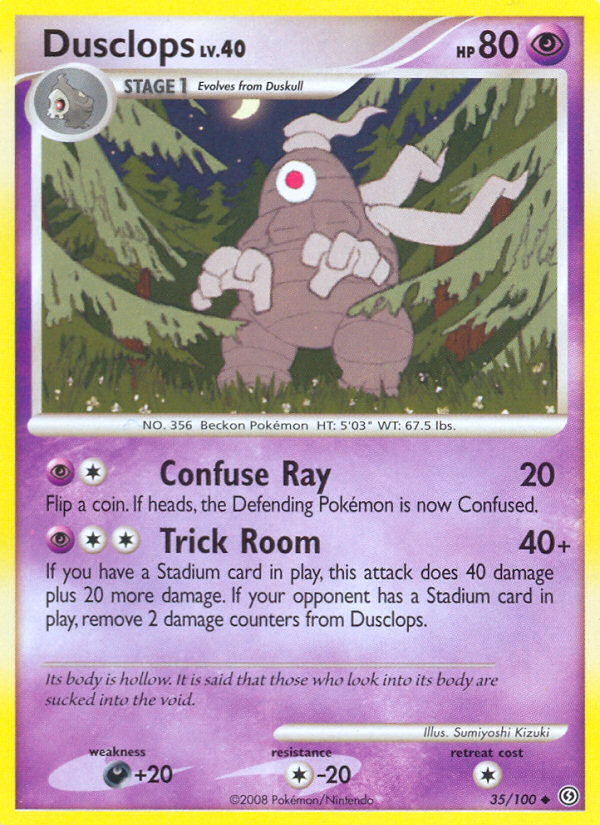 Dusclops - Pokémon TCG Card