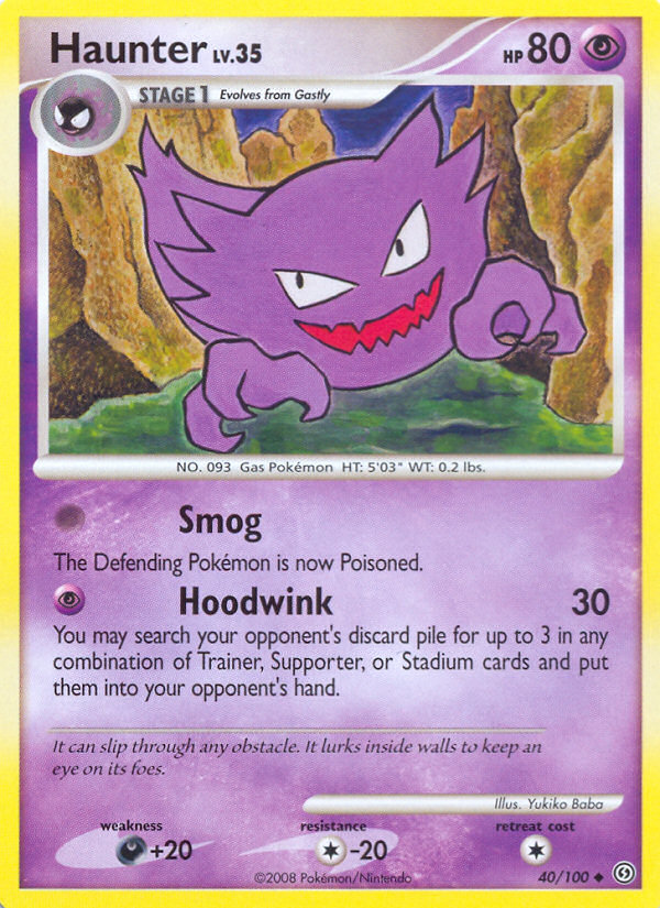 Haunter - Pokémon TCG Card