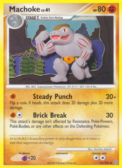 Machoke - pokemon TCG Card