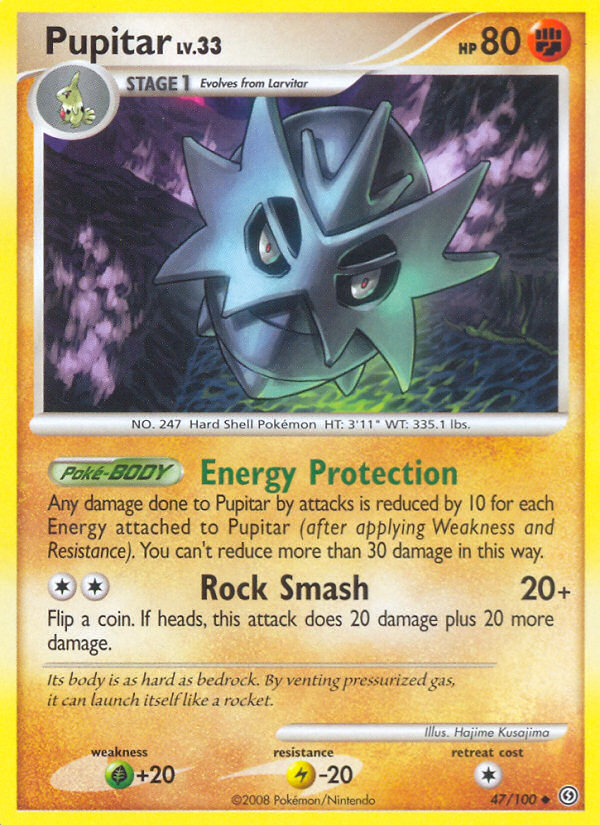 Pupitar - Pokémon TCG Card