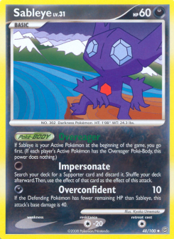 Sableye - pokemon TCG Card
