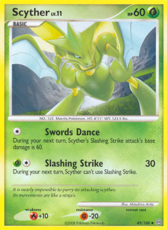Scyther - pokemon TCG Card
