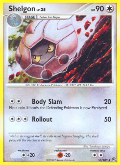 Shelgon - pokemon TCG Card