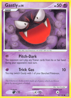 Gastly - pokemon TCG Card