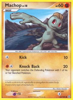 Machop - pokemon TCG Card