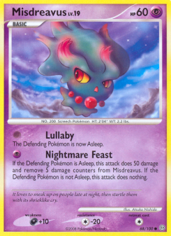 Misdreavus - pokemon TCG Card