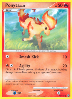 Ponyta - pokemon TCG Card